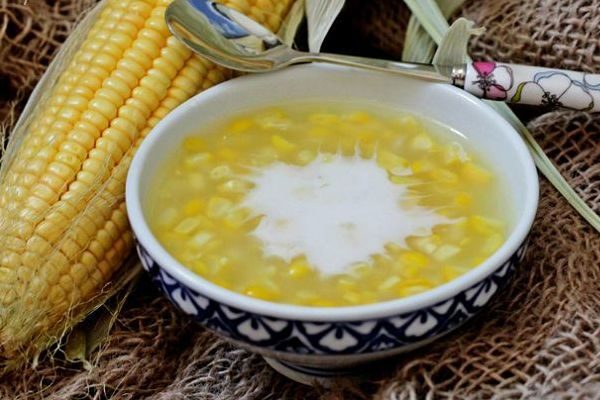 YELLOW -CORN-SWEET-SOUP-WITH-COCONUT-MILK