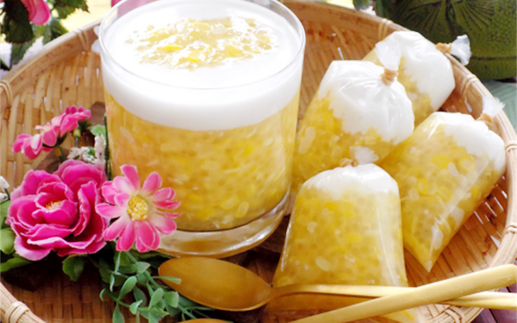 YELLOW CORN SWEET SOUP WITH COCONUT MILK - VniFood