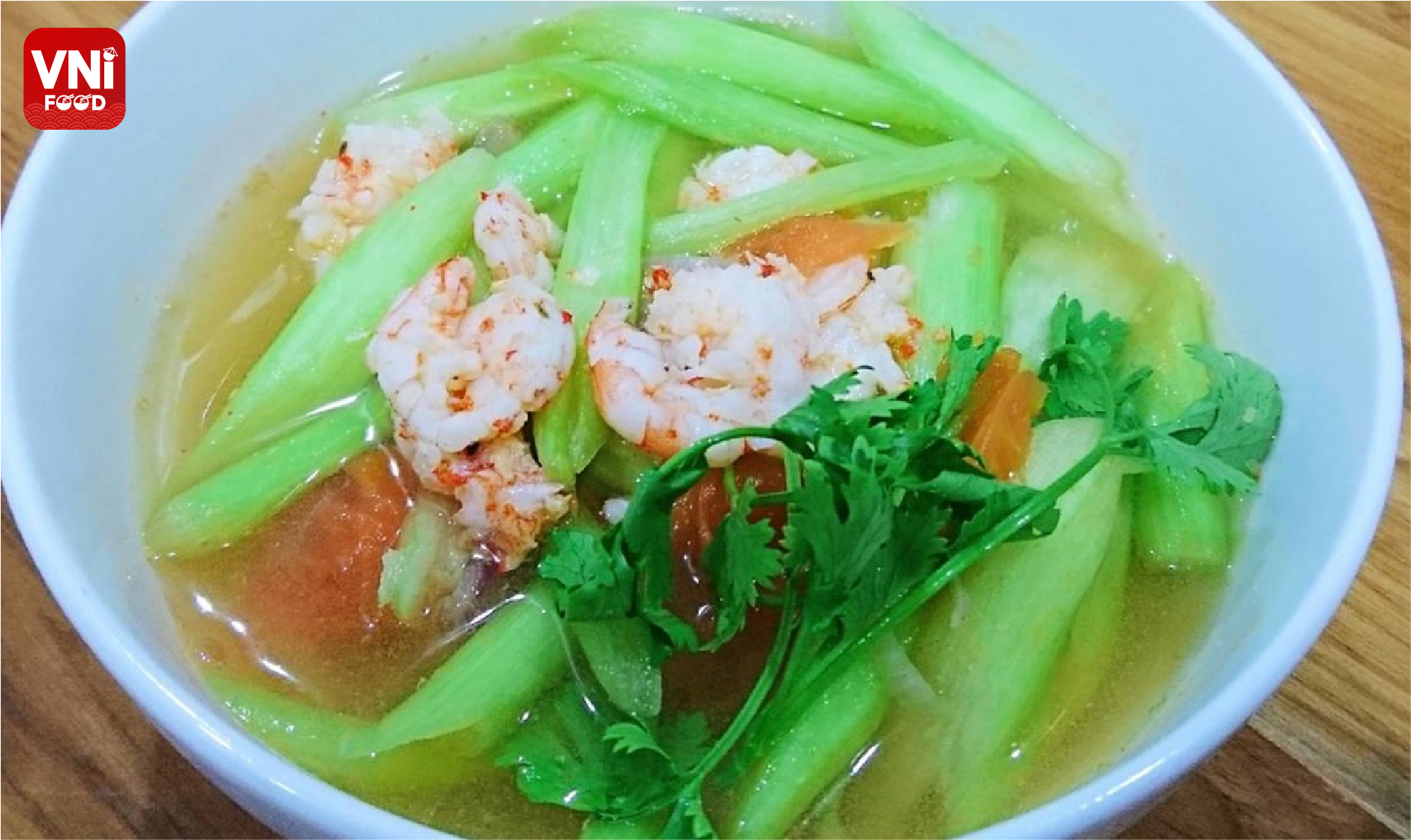 TARO STEM AND SHRIMP SOUP - VniFood