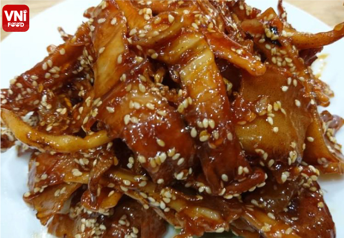 SWEET AND SOUR DRIED SQUID - VniFood