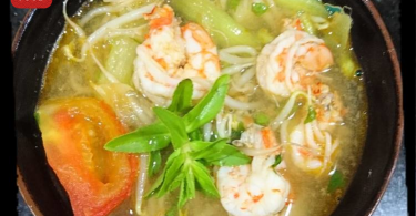 sour shrimp soup - vietnamese soup