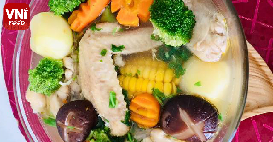 CHICKEN SOUP WITH VEGETABLES - VniFood