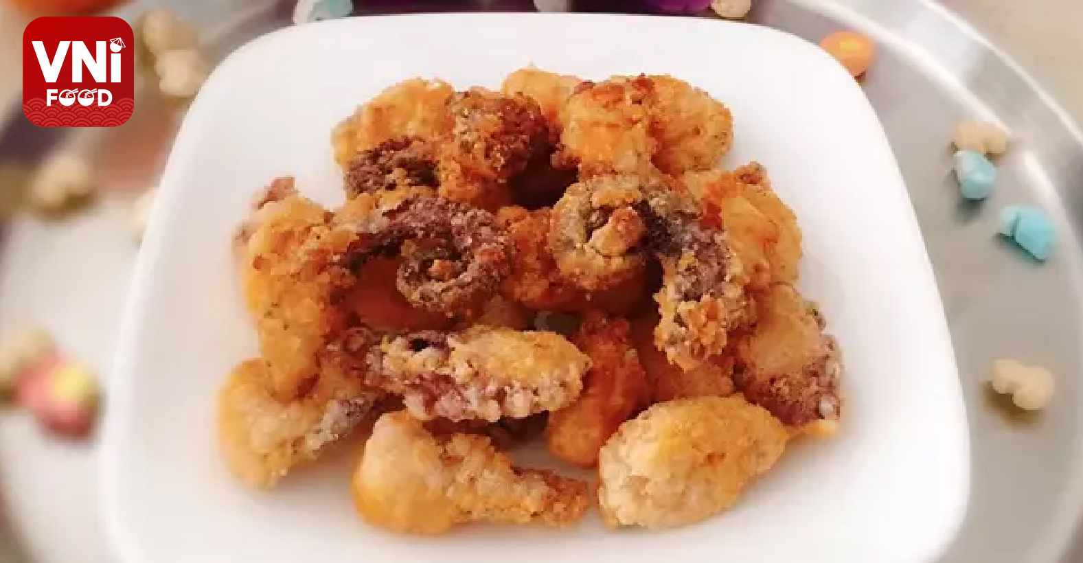Marinated Deep-fried Baby Octopus Recipe - HungryForever Food Blog, Recipe