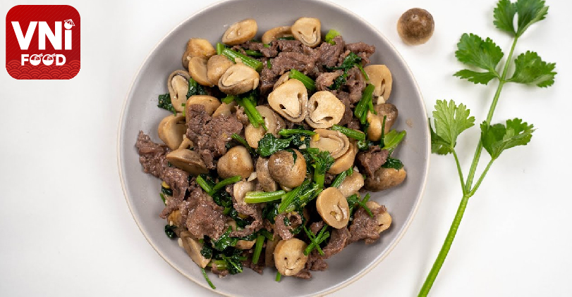 STIR-FRIED BEEF WITH MUSHROOM - VniFood