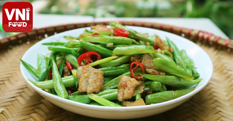 STIR-FRIED PORK WITH GREEN BEANS - VniFood