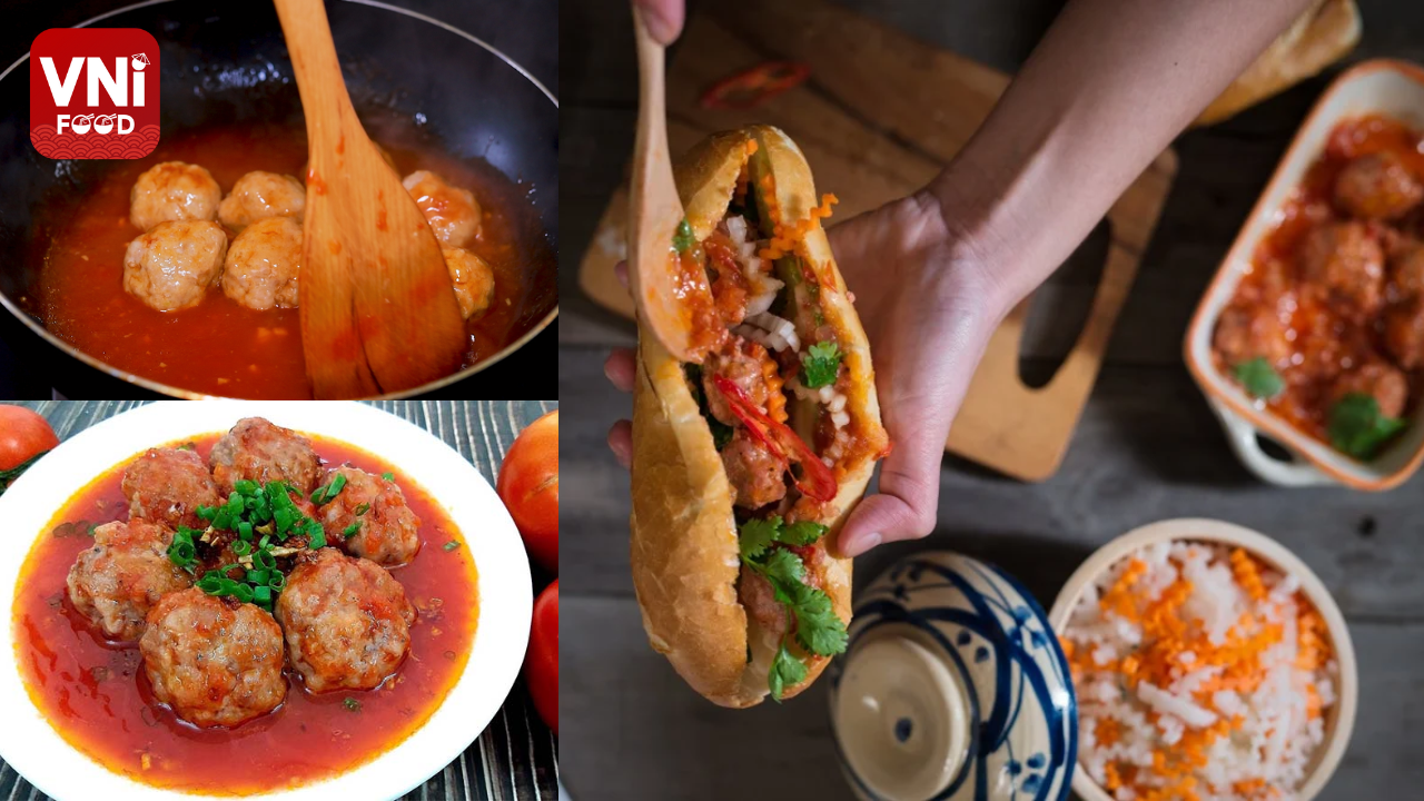 How To Make Banh Mi Xiu Mai - VniFood