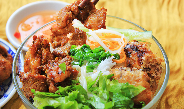 Saigon Pho and Grill Shops Around USA bun thit nuong