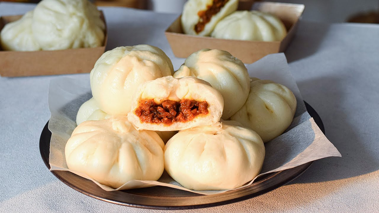 Char Siu Banh Bao (Banh Bao Xa Xiu)